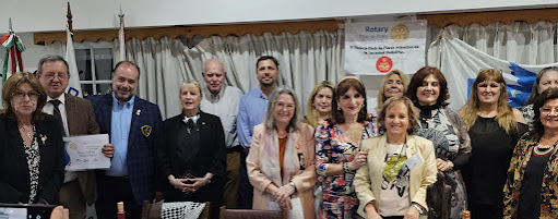 Visita oficial del GD 4895 y de la presidenta del RC Posadas Norte
